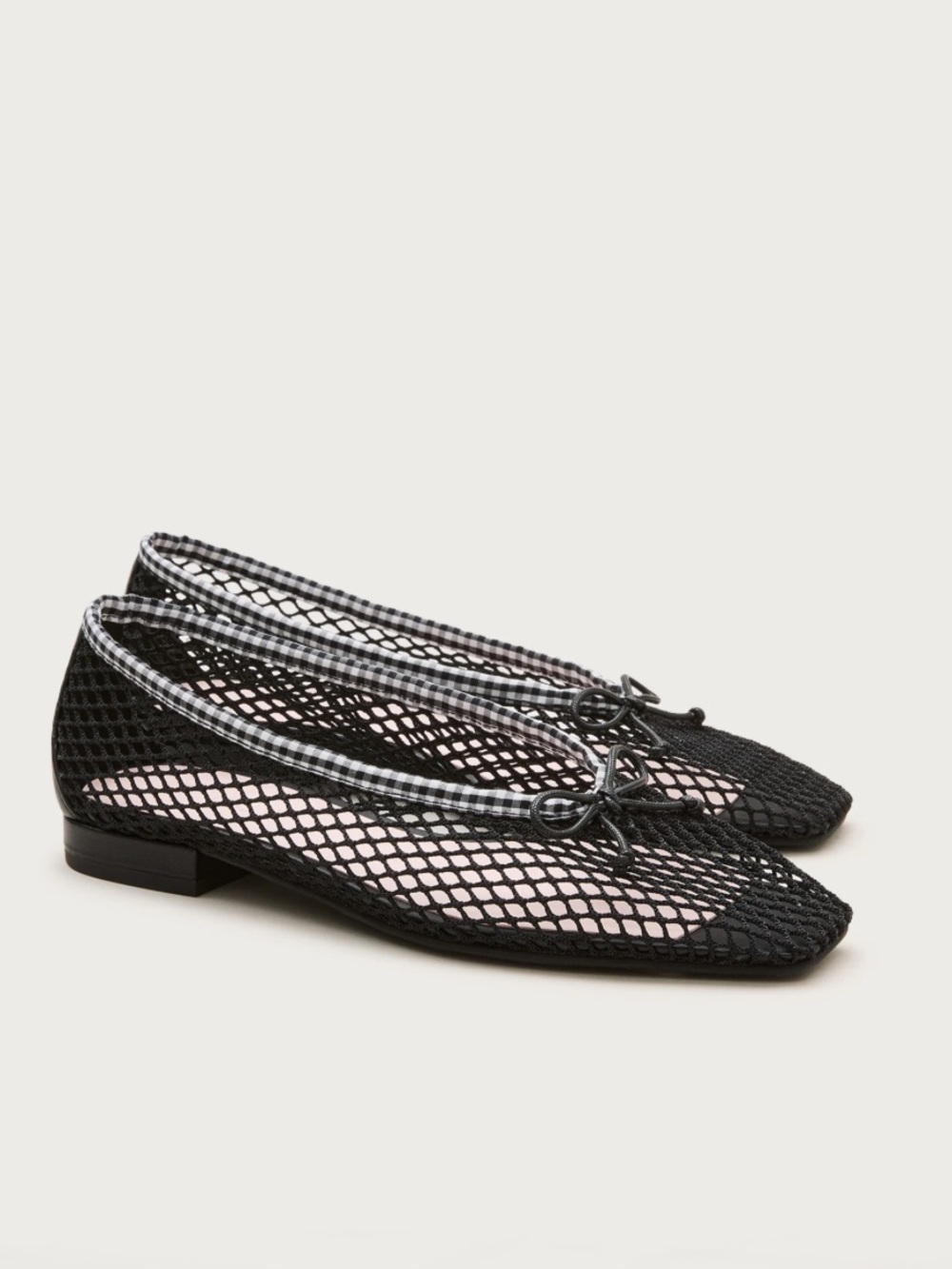 NWT J.Crew Sophie Woven Mesh Ballet Flats — Black